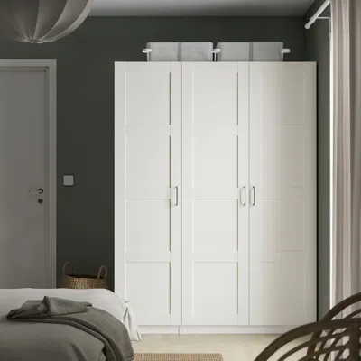 Ikea Bergsbo Door With Hinges, White, 19 1/2x76 5/8 "