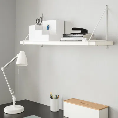 Ikea Bergshult / Pershult Wall Shelf, White/white, 31 1/2x7 7/8 "