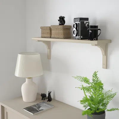 Ikea Bergshult Shelf, Gray-beige, 31 1/2x7 7/8 "