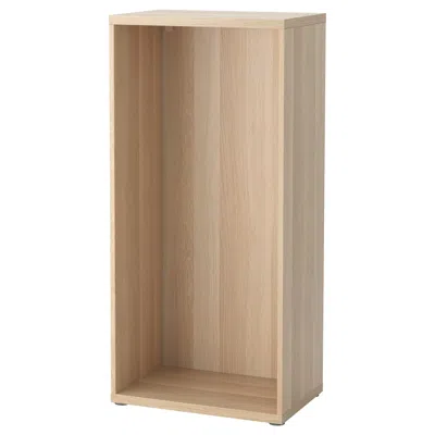 Ikea Bestå Frame, White Stained Oak Effect, 23 5/8x15 3/4x50 3/8 "