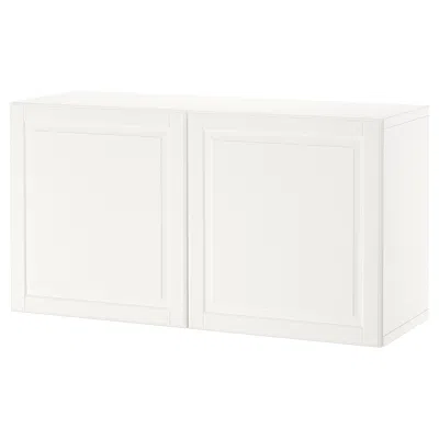 Ikea Bestå Shelf Unit With Doors, White/smeviken White, 47 1/4x16 1/2x25 1/4 "