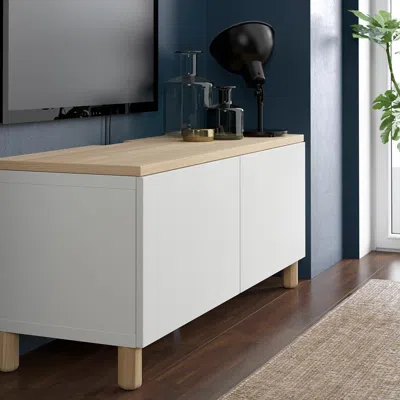 Ikea Bestå Top Panel For Tv, Oak Veneer, 47 1/4x16 1/2 "