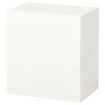 Ikea Bestå Wall-mounted Cabinet Combination, White/lappviken White, 23 5/8x16 1/2x25 1/4 "