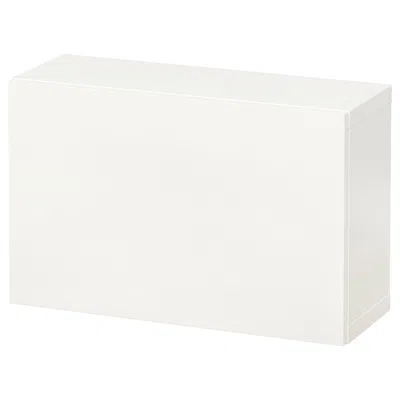 Ikea Bestå Wall-mounted Cabinet Combination, White/lappviken White, 23 5/8x8 5/8x15 "