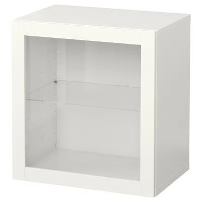Ikea Bestå Wall-mounted Cabinet Combination, White/sindvik White, 23 5/8x16 1/2x25 1/4 "