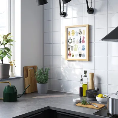 Ikea Bild Poster, Ceramic Collection, 12x16 "