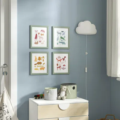 Ikea Bild Poster, Forest Fun, 8x10 " In Multi