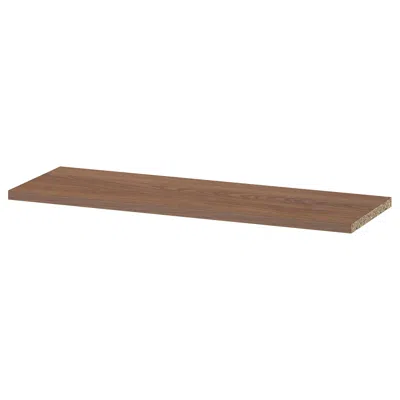 Ikea Billy Shelf, Brown Walnut Effect, 30x10 "