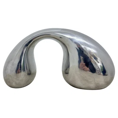 Pre-owned Ikea Biomorphic Sculpture Object In Aluminum By Eva & Peter Moritz For , 1980 In Gray