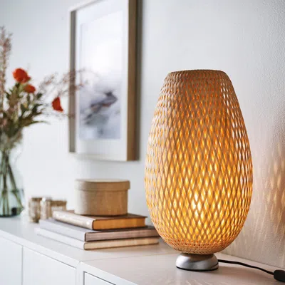 Ikea Böja Table Lamp, Bamboo/handmade, Max.: 75 W