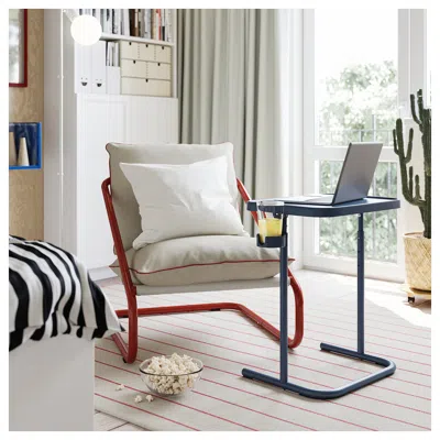 Ikea Björkåsen Laptop Stand, Blue, Width: 18 1/8 "
