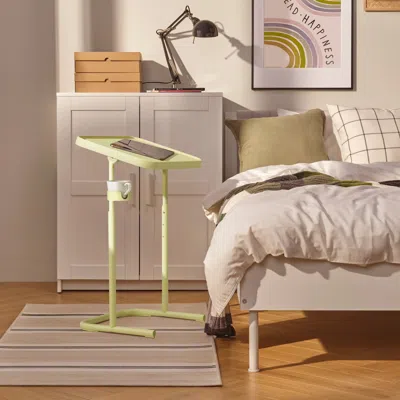 Ikea Björkåsen Laptop Stand, Yellow-green, Width: 18 1/8 "
