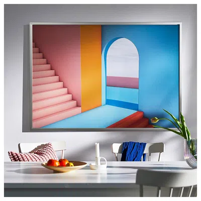 Ikea Björksta Picture And Frame, Doorway/aluminum Color, 55x39 ¼ "