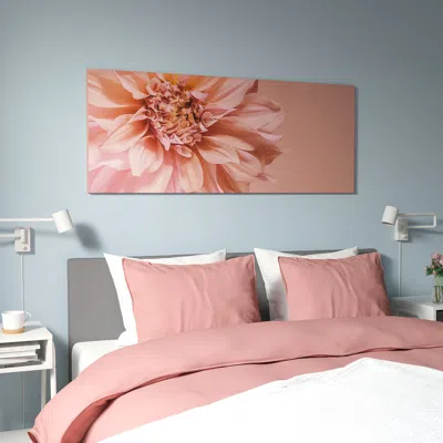 Ikea Björksta Picture, Flowers-in Pink, 55x22 "