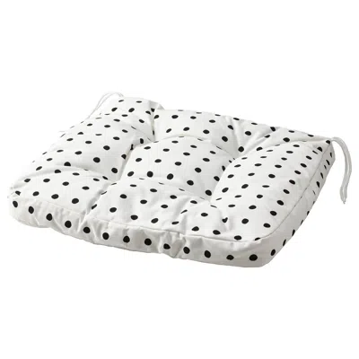 Ikea Björktrast Children's Armchair Cushion, White/black, Seat Depth: 19 "