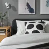 Ikea Blåmunkar Cushion Cover, White/black/dot Pattern, 20x20 "