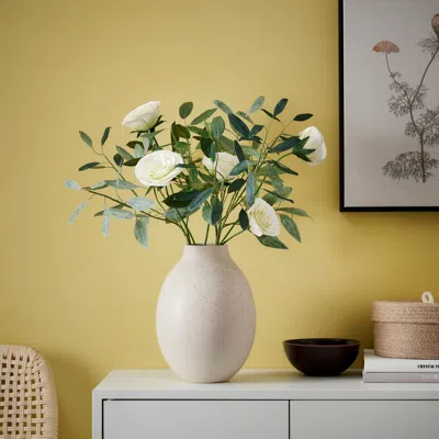 Ikea Blodbjörk Vase, Beige, 9 ¾ " In Sand