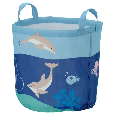 Ikea Blåvingad Storage Bag, Ocean Animals Pattern/multicolor, Diameter: 16 ¼ "