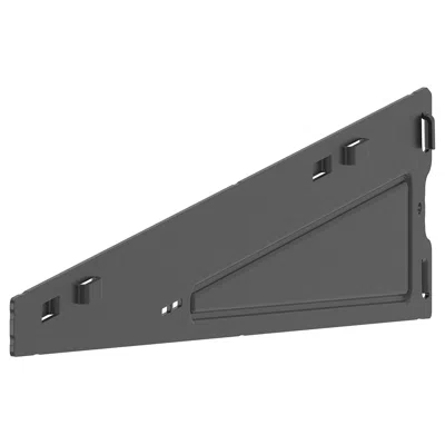 Ikea Boaxel Bracket, Anthracite, 15 ¾ "