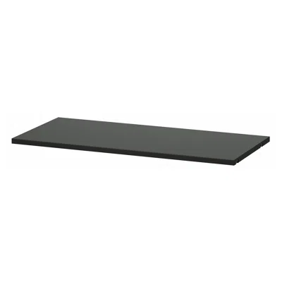 Ikea Boaxel Shelf, Anthracite, 31 1/2x15 3/4 " In Black