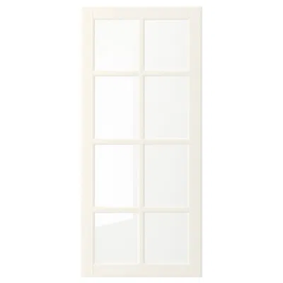 Ikea Bodbyn Glass Door, Off-white, 18x40 "