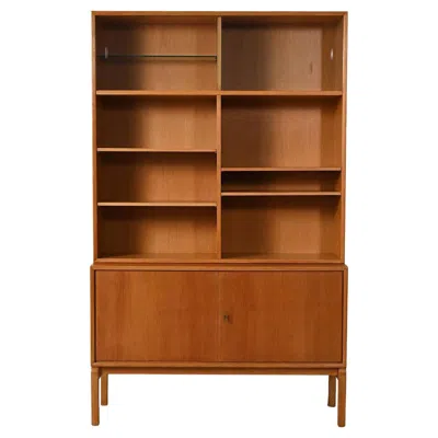 Pre-owned Ikea Bookcase With Display Case By Marian Grabinsky For  In Brown