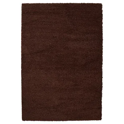 Ikea Brevbärare Rug, High Pile, Deep Brown, 5 ' 3 "x7 ' 7 "