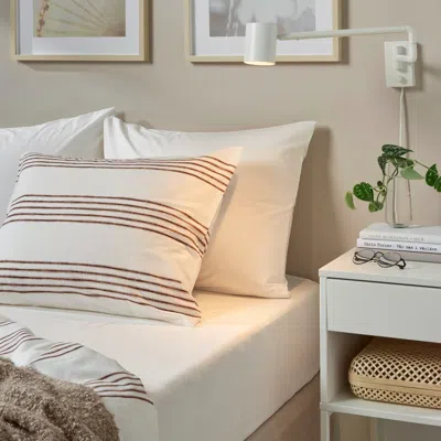 Ikea Bärglim Fitted Sheet, White, King