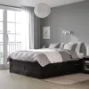 Ikea Brimnes Bed Frame With Storage, Black, Full In Black