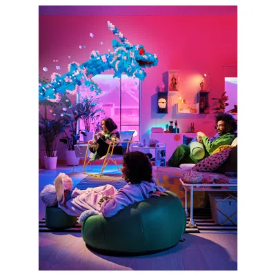 Ikea Brännboll Side Table On Casters, Light Ash Effect/white, 27 1/8x15 3/8 "