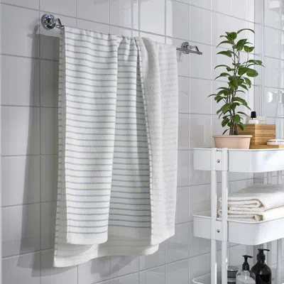 Ikea Brokginst Bath Sheet, White, 39x59 "