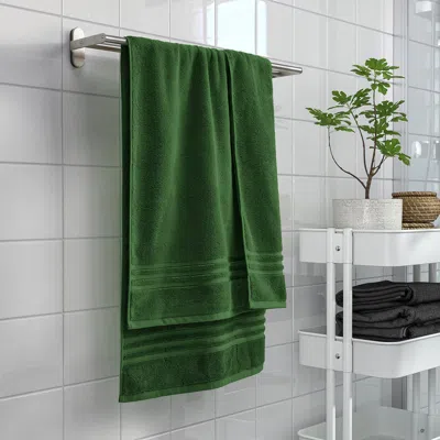 Ikea Brokglim Bath Towel, Green, 28x55 "