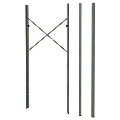 Ikea Bror Post, Gray-green, 74 3/4 "