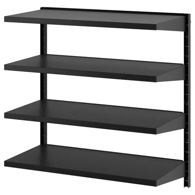 Ikea Bror Wall Shelf Combination, Black, 34 1/2x17 3/4x35 3/8 "