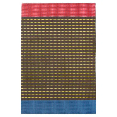 Ikea Bärtråd Rug, Flatwoven, Multicolor/stripe Pattern, 2 ' 0 "x2 ' 11 "