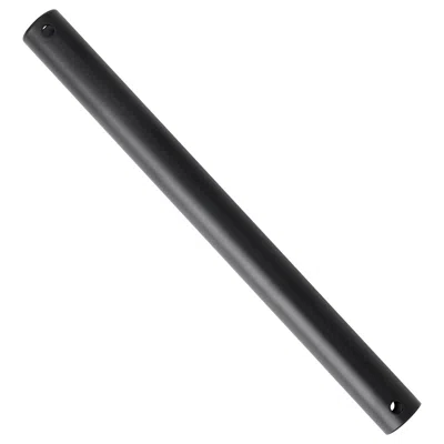 Ikea Brunalger Extension Downrod For Ceiling Fan, Dark Gray, 11 3/4 " In Black