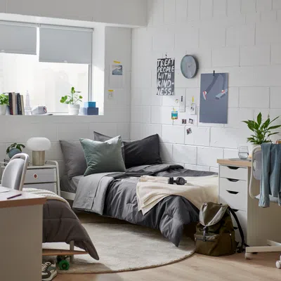 Ikea Brunkrissla Comforter Set, Black, Twin/twin X-long