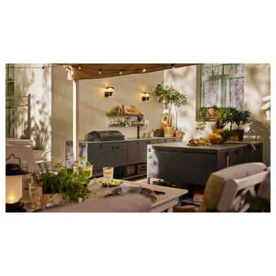 Ikea Båtskär Charcoal Grill, Outdoor/dark Gray, 47 1/4x23 5/8 "