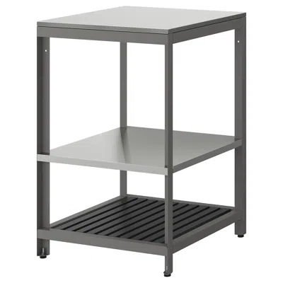 Ikea Båtskär Open Kitchen Unit, Outdoor/dark Gray, 23 5/8x23 5/8 "