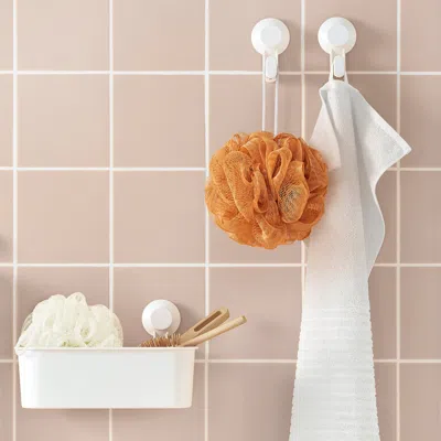 Ikea Åbyån Body Puff, Set Of 3, Orange/green/white In Multi