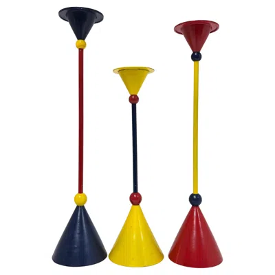 Pre-owned Ikea Candle Holder In Yellow