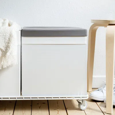 Ikea Dröna Lid, Dark Gray Textile, 15 ¼x13 ½ "