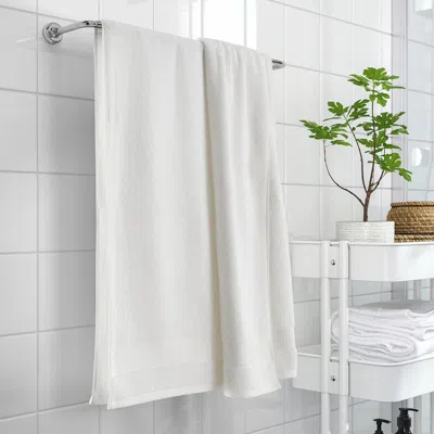 Ikea Dårrepe Bath Sheet, White, 39x59 "
