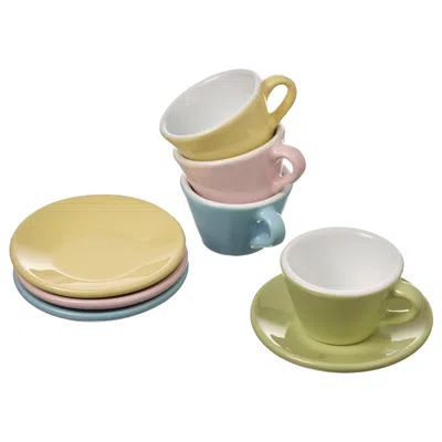 Ikea Duktig 8-piece Cup/saucer Playset, Mixed Colors