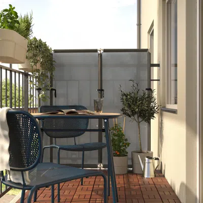 Ikea Duvskär Table, Outdoor, Black-blue/eucalyptus, 29 7/8x24 3/4 "