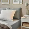 Ikea Dvala Fitted Sheet, Gray, Queen In Gray
