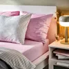 Ikea Dvala Fitted Sheet, Pink, Full/double In Pink