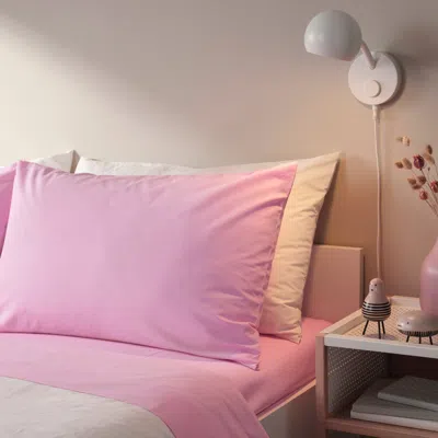 Ikea Dvala Sheet Set, Pink, Queen