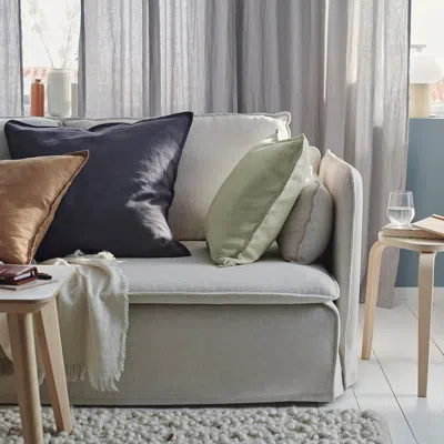Ikea Dytåg Cushion Cover, Gray-green, 20x20 "