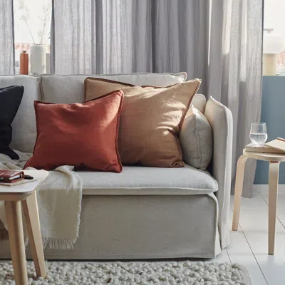 Ikea Dytåg Cushion Cover, Red-brown, 20x20 "